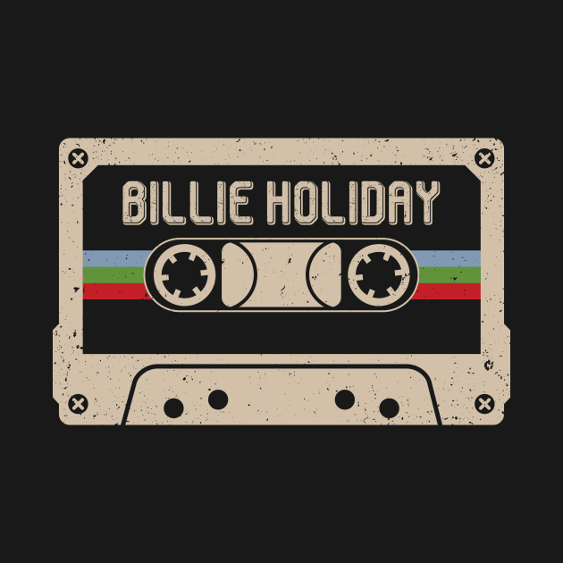 Billie Holiday Vintage Cassette Tape by Horton Cyborgrobot