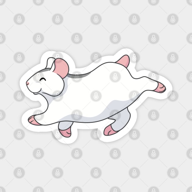 Prancing Hamster Magnet by DeguArts