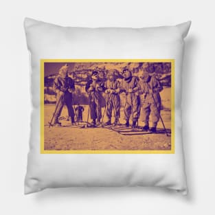 Pack Ride (gold/purple) Pillow