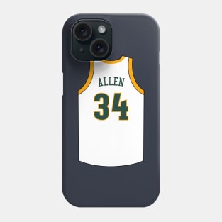 Ray Allen Seattle Supersonics Jersey Qiangy Phone Case