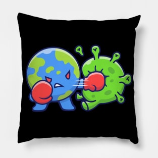 world fight coronavirus Pillow