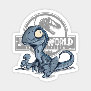 Jurassic World Blue Raptor Magnets Teepublic