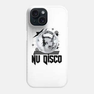 NU DISCO - ball (black) Phone Case