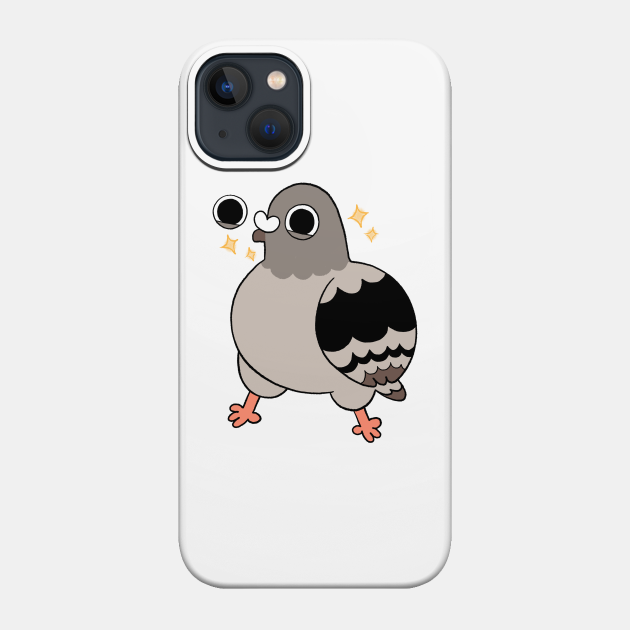 Happy Pigeon - Pigeon - Phone Case