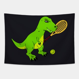 Tennis Dinosoaur Tapestry