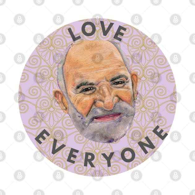 Neem Karoli Baba by karenpaytonart