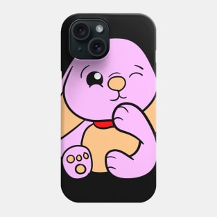 Pink Easter Bunny Baby Phone Case