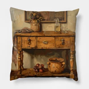 Antique Furniture Art Pillow