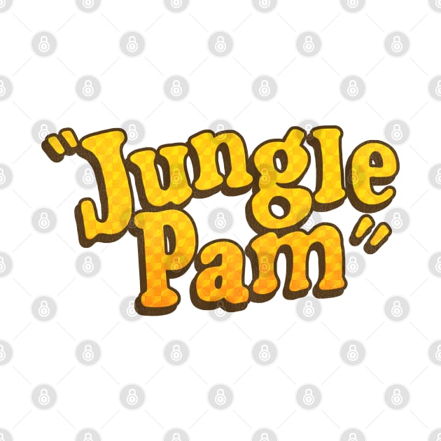 Jungle Pam - Retro 70s Car Drag Racing Icon by darklordpug