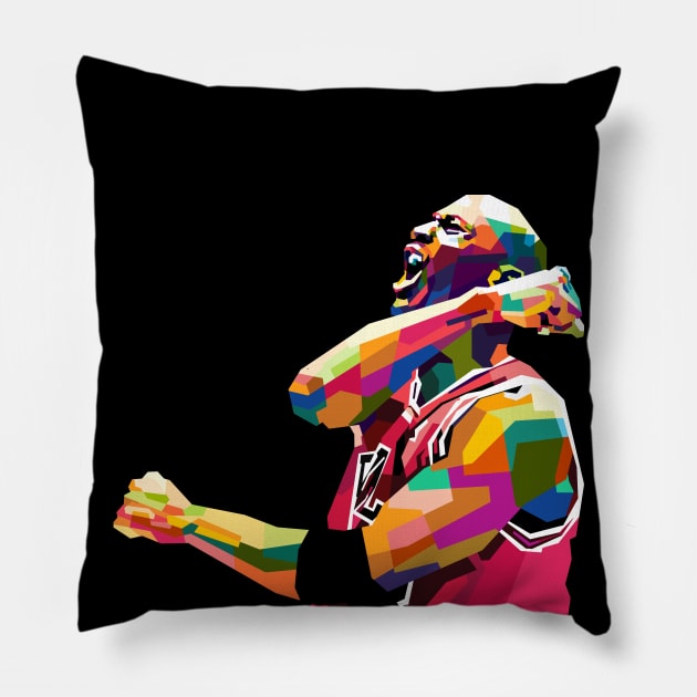 Michael Jordan WPAP Pillow by awangwidyatama