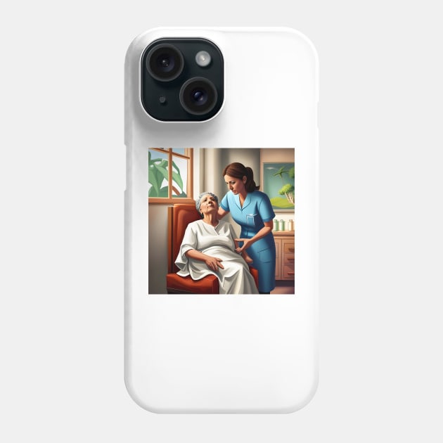 Nurses Caring Phone Case by Colin-Bentham