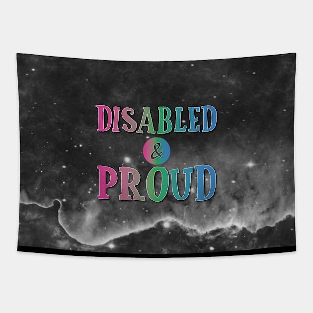 Disabled and Proud: Polysexual Tapestry by SarahCateCreations