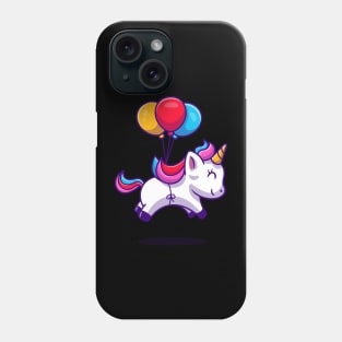 Funny Unicorn Balloons Phone Case