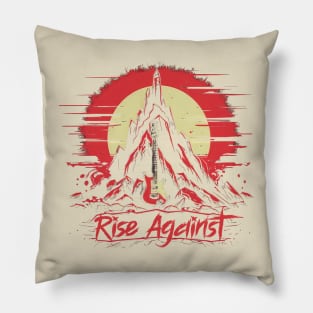 Rise Against Mountain Pillow