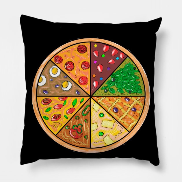Pizza Pillow by MikeMeineArts