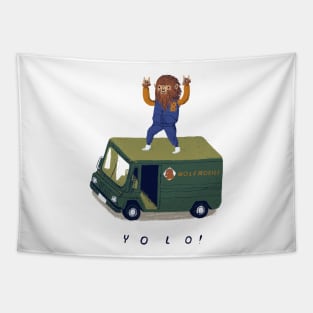 teen yolo Tapestry