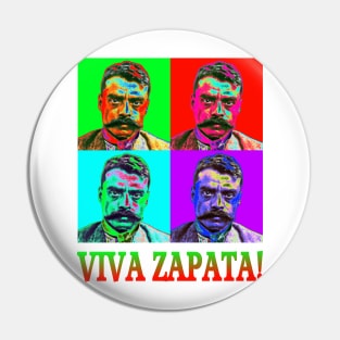 Pop Art - Emiliano Zapata - Viva Zapata! Pin