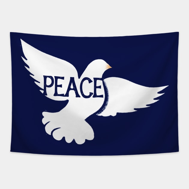 Peace Dove Tapestry by bubbsnugg