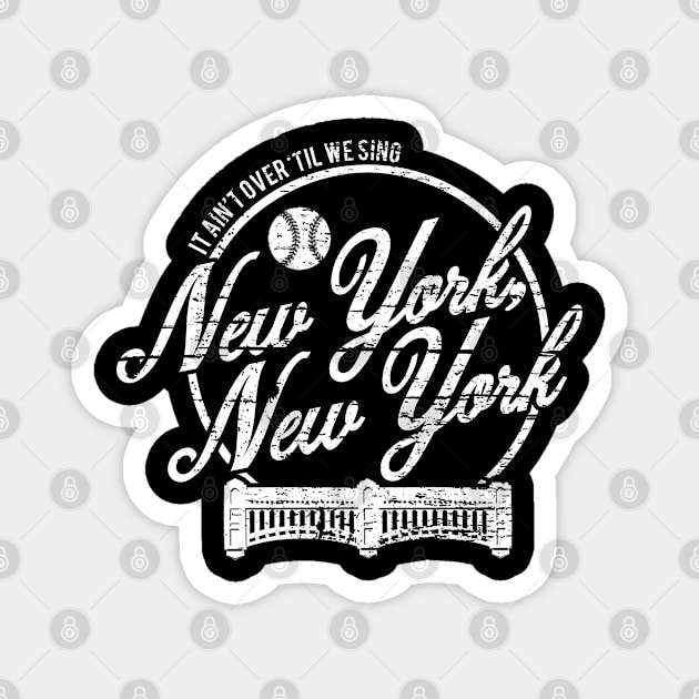 New York New York Distressed Magnet by PopCultureShirts