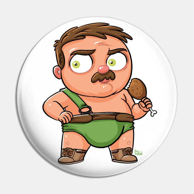 Little Mikey Haggar Pin by itsbillmain