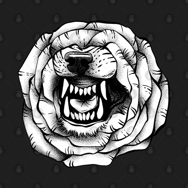 Wolf growl rose by Pandemonium