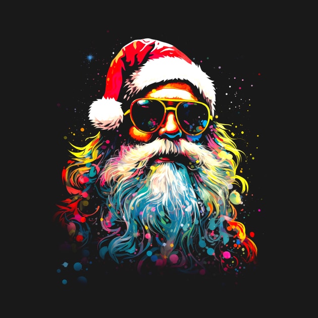 Psychedelic Santa Claus #1 by Butterfly Venom