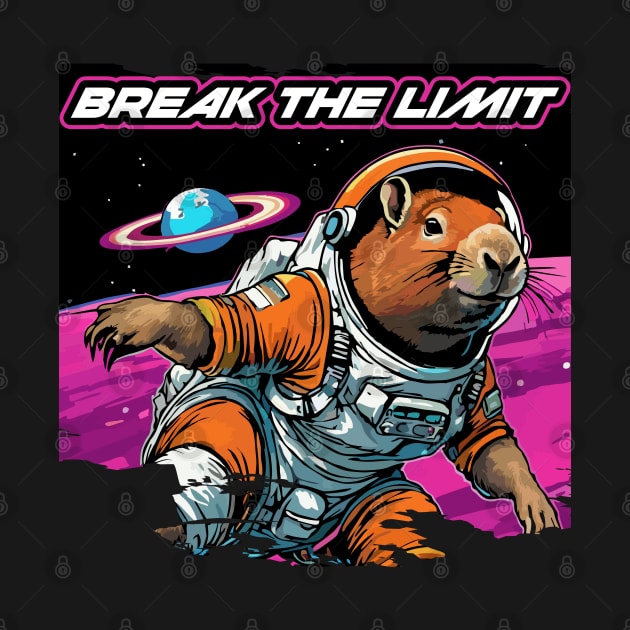 capybara on space by spoilerinc