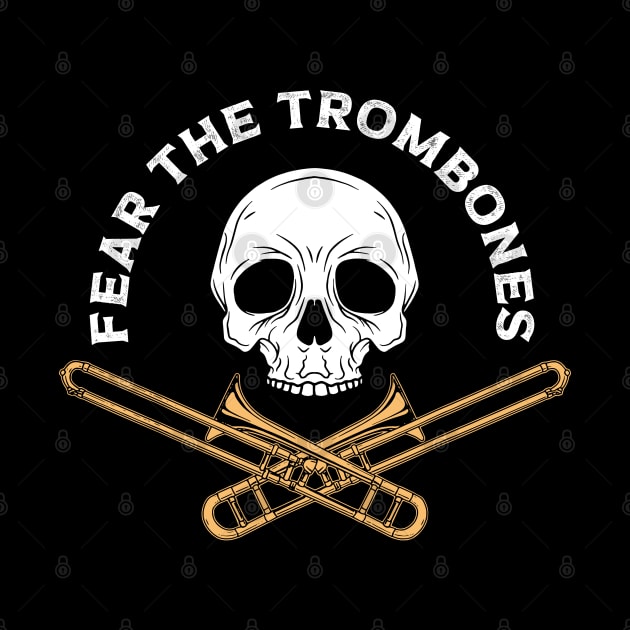 fear the trombones head skeleton by DonVector