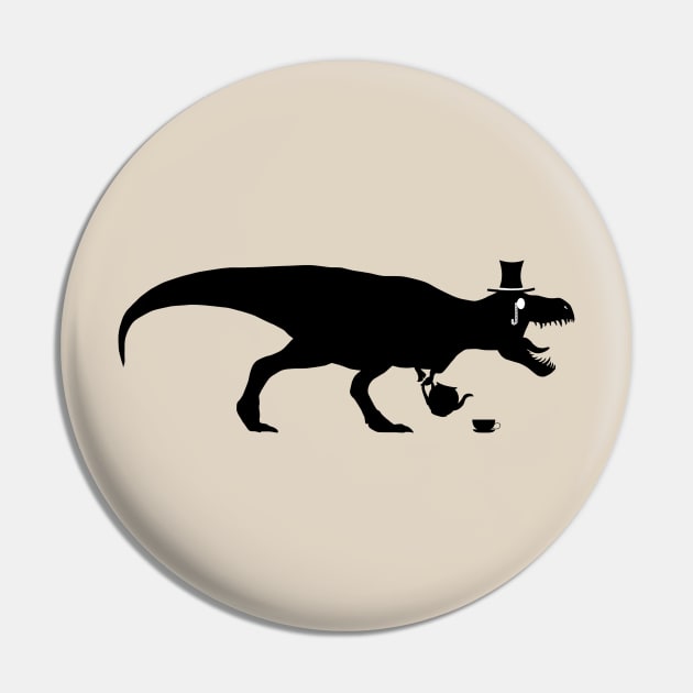 Tea-Rex Pin by Bomdesignz