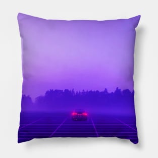 The Night Drive Alone Pillow