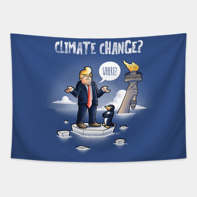 Climate change Tapestry by Cromanart