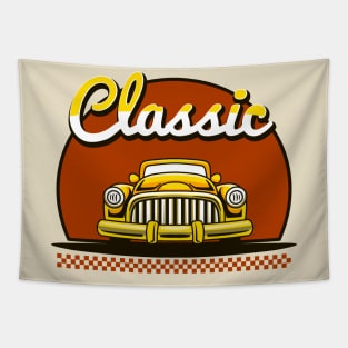 Car Badge Tapestry