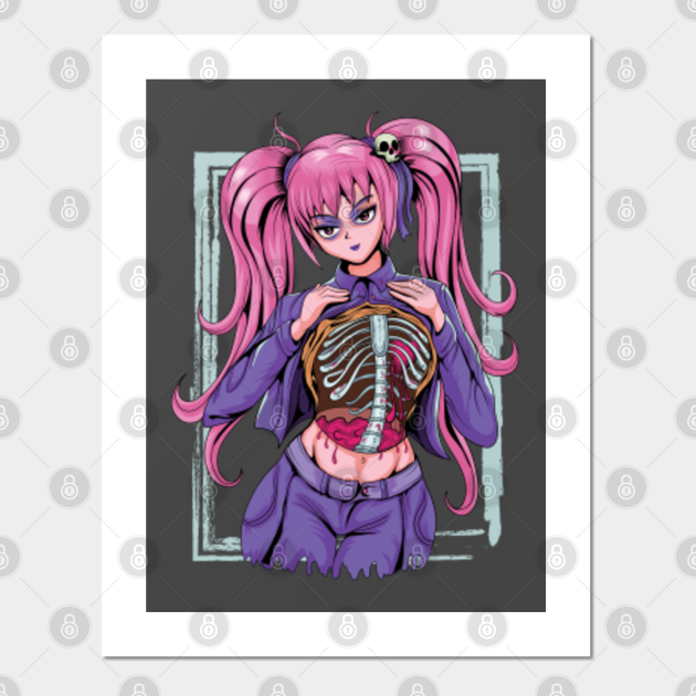 Spooky Anime Girl Waifu Halloween Pastel Goth Occult Nu Goth - Spooky Anime Girl - Posters and Art Prints | TeePublic Spooky Anime Girl Waifu Halloween Pastel Goth Occult Nu Goth - Spooky Anime Girl - Posters and Art Prints | TeePublic