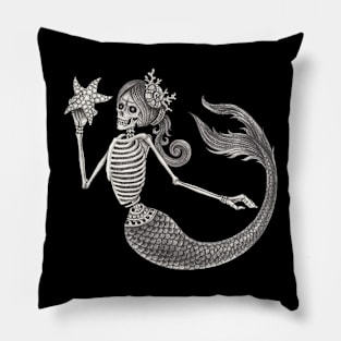 Mermaid skull. Pillow