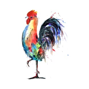 Colorful Rooster Standing Proud T-Shirt