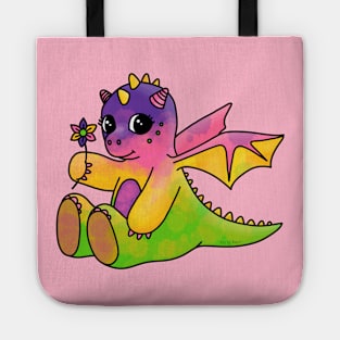 Little, Sapphic Dragon Tote