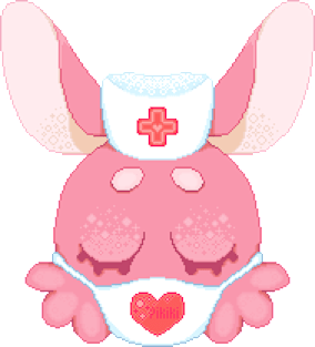 Bunny nurse Magnet