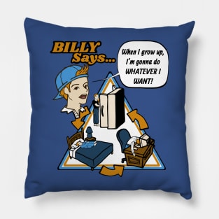 Retro Adulting Pillow