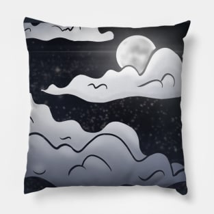 Shy Moon Pillow