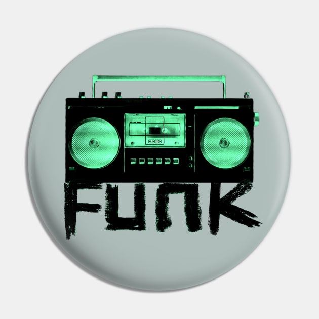 Funk, Music Vintage Funk Radio Pin by badlydrawnbabe