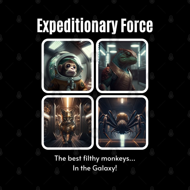 Filthy Monkeys - Expeditionary Force by AI-datamancer