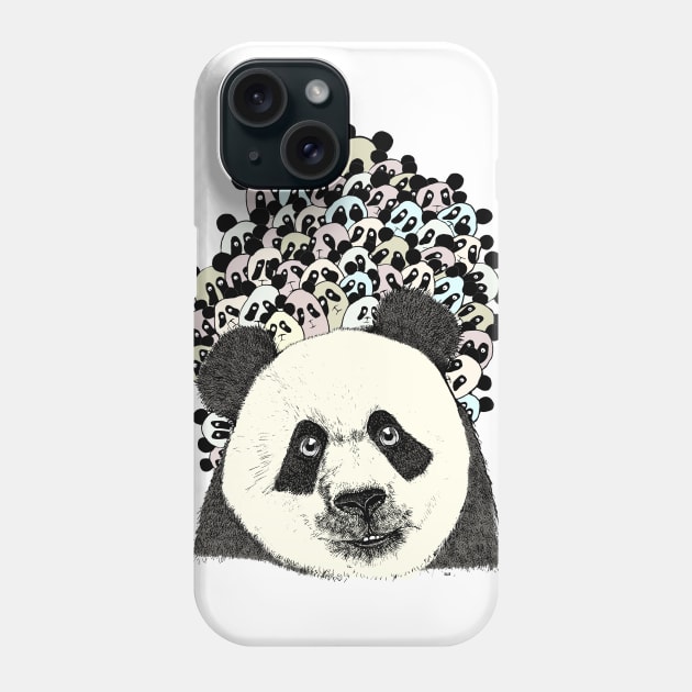 Follow the Panda Phone Case by msmart