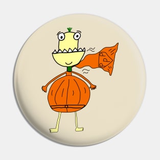 Petey the Pumpkin Pelter Pin