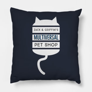 Zack and Griffin's Multiversal Pet Shop Pillow