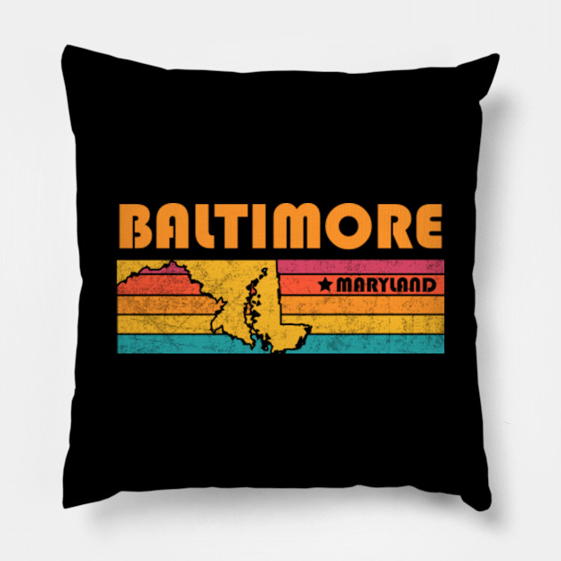 Baltimore Maryland T Shirt Vintage City Retro Souvenir Us State