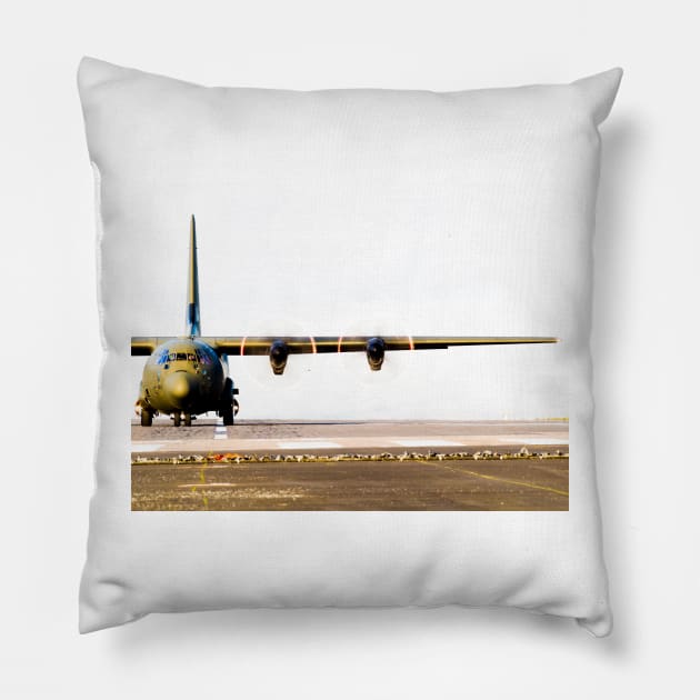 Royal Air Force C-130 Hercules Pillow by captureasecond