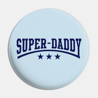 Super-Daddy (Navy) Pin