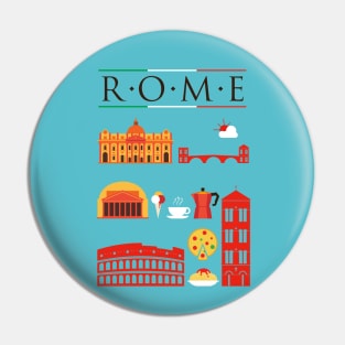 Rome Poster Pin