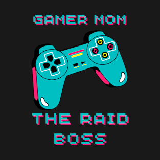 Gamer Mom Raid Boss Arcade T-Shirt