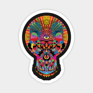 The Higher Primate - Psychedelic Mandala Magnet